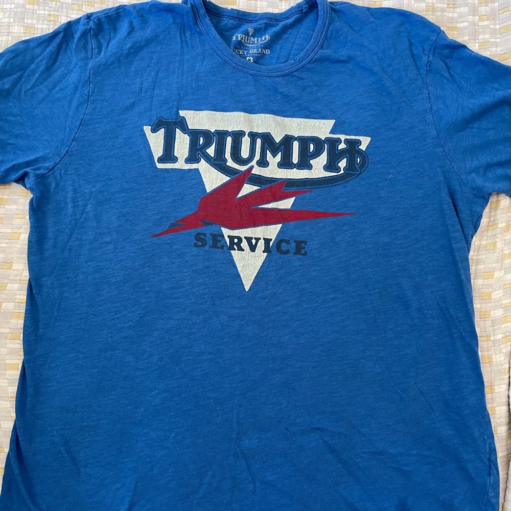 Lucky brand Triumph Tee with Vintage Detailing